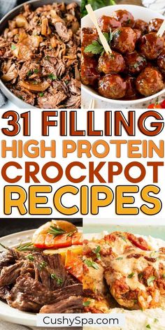 31 filling high protein crockpot recipes