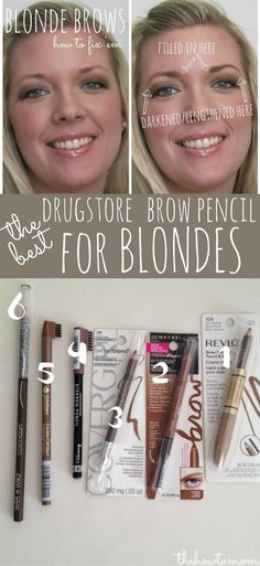 The Best Drugstore Brow Pencil for Blondes - comparison and review of 6 under $10