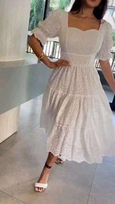 New Frock Designs Dresses For Women, Cute Frock Design, New Frock Designs Dresses, Casual Frock Design, Latest Frock Designs For Women, Classy Dress Outfits Simple, Hakoba Dress, New Frock Design, Frock Designs