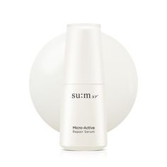 PRICES MAY VARY. SU:M MICRO-ACTIVE REPAIR SERUM (1.69 fl oz) - This serum provides deep hydration and revitalizes skin affected by micro-irritations. Infused with Tru-Active for nourishment and Biopeptide 190 for anti-aging benefits, it enhances vitality INTENSE HYDRATION AND PROTECTION - Designed to hydrate and restore the skin’s moisture barrier, this serum is especially effective for sensitive and aging skin. Its unique formula penetrates the top 10 layers of the skin, boosting hydration by 7 Layers Of The Skin, Premium Skincare, Skin Barrier, Korean Skincare, Aging Skin, Face Products Skincare, Skincare Products, Anti Aging, Beauty And Personal Care