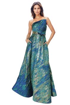 Brocade Evening Dress For Gala, Floor-length Brocade Gown For Gala, Brocade Gown For Gala, Brocade Dress Modern, Brocade Gown, Brocade Dress, Dress Modern, Brocade Dresses, Formal Cocktail Dress