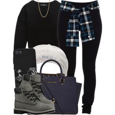 4|16|14, created by miizz-starburst on Polyvore Outfit Ideas With Timberland Boots, Polyvore Winter Outfits, Timberland Outfits, Instagram Baddie, Quoi Porter, Shorts Outfits Women, Shorts Outfits, Neue Outfits