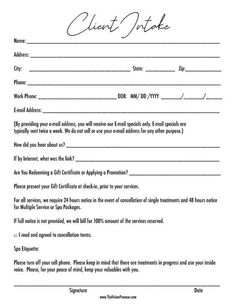 So, you're a hairstylist or thinking of becoming one. It's important to make sure that you have the necessary forms to help your business run smoothly and to keep all your affairs in order. The kit includes 23 forms including Booking Form, Appointments, Income, Expenses, Receipt, New Client Intake Form, Waxing Consent Form, Massage Intake Forms, Wax Ideas