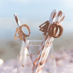 there are two straws with the number forty on them