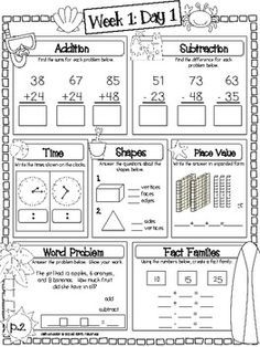 a worksheet for addition and subtraction to teach students how to use numbers