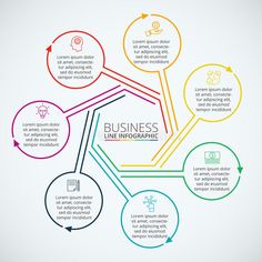 Thin line flat element for infographic. stock illustration Finance Advertising, Bubble Diagram Architecture, Infographic Tools, Mind Map Template, خريطة ذهنية, Mind Map Design, Ppt Template Design, Advertising Business, Info Graphics