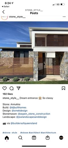 an image of a house that is on instagram for the real estate listing service