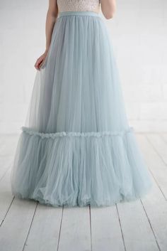 Dolores Bridal Skirt / Wedding Skirt / Bridal Tulle Skirt / | Etsy Voluminous Floor-length Tulle Dress, Voluminous Tulle Floor-length Dress, Floor-length Voluminous Tulle Dress, Floor-length Bottoms For Spring Wedding, Blue Long Tulle Dress, Ethereal Wedding Dress With Tulle Skirt, Prom Tulle Long Skirt Bottoms, Blue Long Tulle Skirt Dresses, Blue Tulle Tiered Maxi Skirt