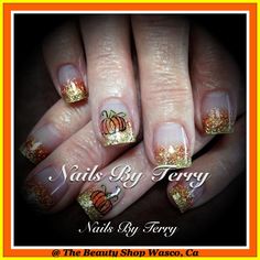 On a light brown nail...or gray...hmmm...this is why I let my crafty nail tech always decide!!! Hunting Nails, Fall Hunting, Cutest Nails, Fancy Nail Art, Brown Nail, Polished Nails, Autumn Nail, Fall Gel Nails, Fall Stuff