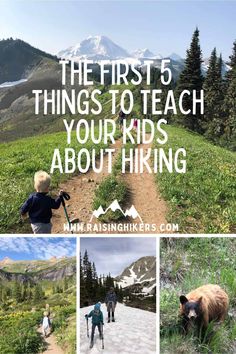 the first 5 things to teach your kids about hiking