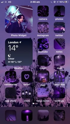 an iphone screen showing the time and location of different things in the world on it