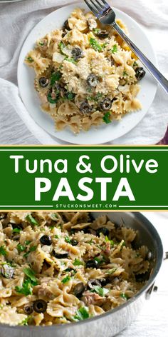 Savor the flavors of a classic Italian recipe with this simple, savory tuna and olive pasta recipe! A hearty dinner recipe that combines fresh ingredients for a comforting meal. Pin this quick and yummy comfort food option the whole family will love! Tuna Olive Pasta, Olive Pasta, Italian Tuna, Tuna Dishes, Recipes Tuna, Recipes One Pot, Seafood Salad Pasta, 7 Fishes, Tuna Pasta