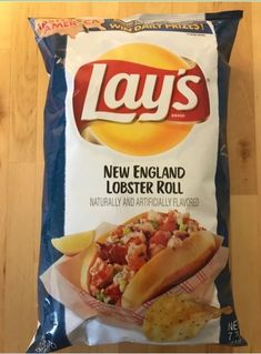 lays new england lobster roll potato chips