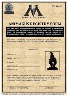 the certificate for an animal registration form