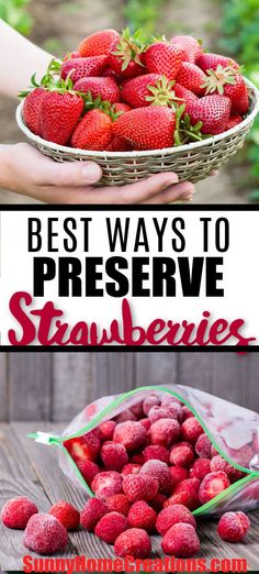 the best ways to preserve strawberries