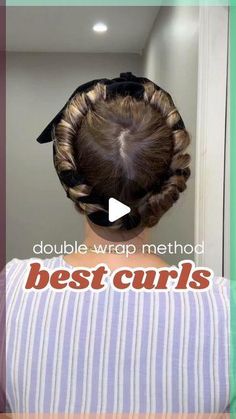 Heartless Curls For Extensions, Satin Hair Rollers, Yoga Pants Heatless Curls, Twist Wet Hair For Curls, Rag Curls Tutorial How To Do, Hair Wrap To Sleep In, Natural Overnight Curls, Morning Hair Routine Curls, Heartless Curl Rod Tutorial