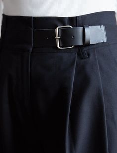 Chic black wide leg pants with side waist belt . 69% Tencel 26% Rayon 5% SpanRelaxed wide legHigh waistSide pocketsXS Waist 25.5" Hips 35"S: Waist 27" Hips 37"M: Waist 29" Hips 39"L: Waist 31" Hips 41"Length 42"Inseam 29"Model is wearing size small Pixie Market, Black Wide Leg Pants, Trouser Pants Women, Black Belt, Waist Belt, Leg Pants, Wide Leg Pants, Best Sellers, Wide Leg