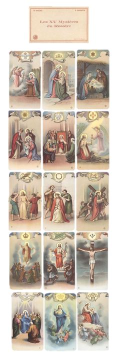 Holly Week, Rosary Mysteries, Decoupage Images, Traditional Catholicism, Vintage Holy Cards, Religious Pictures, Catholic Images, Stations Of The Cross, Holy Rosary