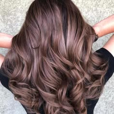 Mauve Hair Color, Chocolate Mauve Hair, Mauve Hair, Chocolate Brown Hair Color, Thick Wavy Hair, Chocolate Hair, Chocolate Brown Hair, Rose Gold Hair, Ombre Hair Color