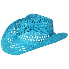 PRICES MAY VARY. 🌟Matching - This cowboy hat has excellent matching properties and can be matched with different outfits. Think jeans, cowboy boots, and a button-down shirt for an effortlessly stylish look that's sure to turn heads. 🌟SIZE - This cowgirl hats has elastic adjustment for a comfortable fit, which can adapt to most head sizes and fit your head, making it easy and comfortable to wear with various hairstyles. 🌟Material - This cowboy hat is made of selected mixed materials, which is Western Blue Straw Hat For Summer, Blue Western Straw Hat For Summer, Western Style Blue Straw Hat For Summer, Casual Blue Hats For Rodeo, Blue Brimmed Sun Hat For Rodeo, Blue Sun Hat With Curved Brim For Country Events, Wide Brim Blue Sun Hat For Rodeo, Western Blue Sun Hat With Flat Brim, Blue Curved Brim Sun Hat For Rodeo