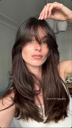 90's Hairstyle, It Girl Hair, Bang Inspo, Hairstyles For Layered Hair, Hair Trend, Haircuts Straight Hair, Long Hair With Bangs, Haircuts For Long Hair, Hair Inspo Color