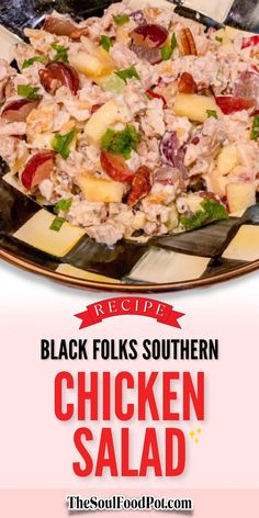 Are you craving the perfect chicken salad?
Black folks' chicken salad goes beyond the mayo and chicken chunks! It's packed with flavor and just the right amount of savory, sweet, and crunch. Southern Chicken Salad Recipe, Southern Chicken Salad, Mayo Chicken, Chicken Chunks, Southern Recipes Soul Food, Soul Food Dinner, Healthy Family Dinners, Chicken Salad Recipe