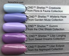 Gel Manicure Colors, Wallace Collection, Shellac Manicure