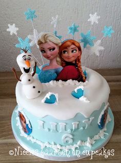 Frozen Themed Food, Frozen Themed Birthday Cake, Pastel Frozen, Disney Frozen Cake, Frozen Theme Cake, Frozen Bday Party