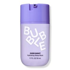 Over Night Hydrating Sleep Mask - Bubble | Ulta Beauty Overnight Skin Care, Bubble Skincare, Night Mask, Sephora Skin Care, Overnight Mask, Over Night, Pretty Skin Care, Skin Care Items, Cruelty Free Skin Care