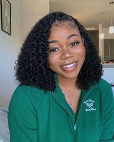 Curly Sew In, Best Lace Front Wigs, Sew In Hairstyles, Short Curly Hair, Grow Out