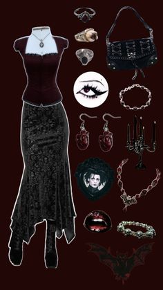 Romantic Goth Outfits, Goth Outfit Inspo, Goth Outfit Ideas, Romantic Goth, Oui Oui, Swaggy Outfits, Gothic Outfits, Goth Outfits