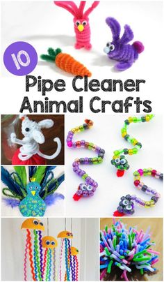 the top ten pipe cleaner animal crafts for kids