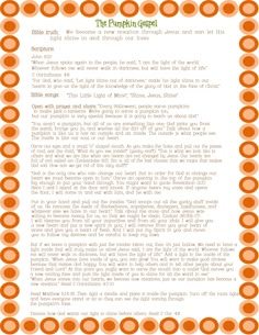 an orange and white letterhead with circles in the middle, on top of it