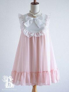 Dollcore Outfits, Cute Pastel Outfits, Dress Ribbon, Frill Dress, Sleep Dress, Princess Outfits, Maid Dress, Feminine Outfit, Fashion Design Clothes