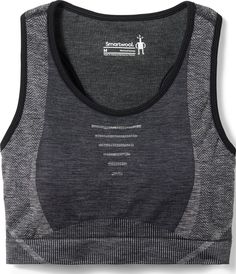 A comfortable go-to for low-impact activities  the Smartwool Intraknit Racerback bra pairs soft  moisture-wicking next-to-skin interior with an outer layer designed for support  shape and lift. Bra Items, Op Logo, Racerback Bra, Support Bras, Rei Co-op, Bra Women, Layers Design, Lining Fabric, Sports Women