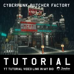 the cyberpunk butcher factory is featured in this video