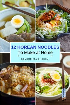 korean noodles to make at home