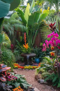 a garden filled with lots of plants and flowers