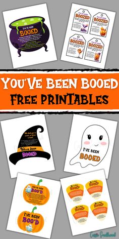 You've been booed free printable signs and tags for booed Halloween game Boo Buddies Gift Ideas, Boo Bag Ideas For Coworkers, Youve Been Booed Classroom, You've Been Booed Teacher, Getting Booed Ideas, You’ve Been Booed Coworker, Booed Printable Free, You've Been Booed Fundraiser, You Have Been Booed Ideas Teachers