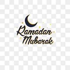 the ramaan mubarak logo is shown on a white background with stars and crescents