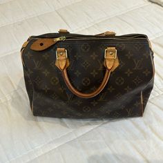 100% Authentic - See Trr Purchase History In Good Used Condition Bags Louis Vuitton, Purchase History, Louis Vuitton Speedy, Louis Vuitton Bags, Brown Gold, Louis Vuitton Bag, Bag Lady, Louis Vuitton, History