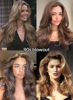 Creds to og creator Shorter 90s Haircut, 2024 Haircut Long, Hair Styles From The 90’s, The 90s Haircut, Nineties Layered Hair, 90s Hairstyles Brunette, 99s Haircut, How To 90s Hair, Haircut For Blowout