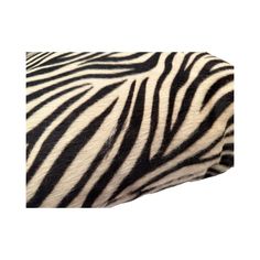 a close up of a zebra's skin on a white background