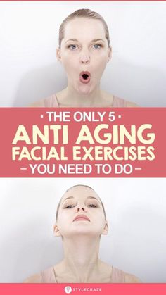 Face Yoga Exercises, Facial Yoga, Neck Exercises, Easy Exercises, Reverse Aging, Face Exercises, Yoga Facial