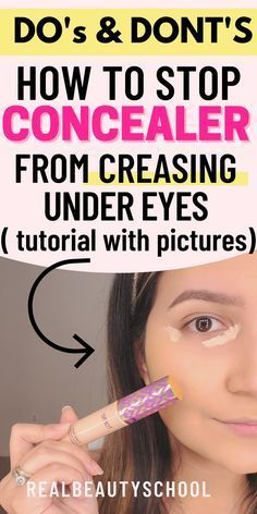 How To Reduce Dark Eye Circles Creasing Under Eyes, Concealer Tutorial, Concealer Tips, The Best Concealer, Concealer Tricks, Apply Concealer, Under Eye Makeup, Makeup Over 50, Makeup Over 40