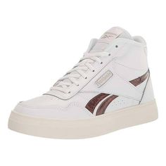 Womens Reebok REEBOK COURT ADVANCE BOLD HIGH Ftwwht/Chalk/Modbei Ftwwht - Chalk - Modbei Size: 8.5.  Color: White.  Gender: female.  Age Group: adult. High Shoes, Womens Reebok, Gender Female, Chalk, Age Group, Fashion Branding, Tennis, Color White, Size 10