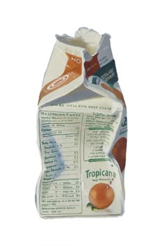 a bag of food that is on top of a white surface with the words tropican written in it