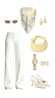 Outfit Elegantes, Aesthetic Png, Outfit Layout, Summer Yellow, Everyday Fashion Outfits, Yellow Outfit, Future Outfit, Classy Work Outfits, Easy Trendy Outfits