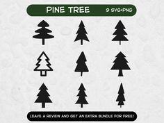 the pine tree svg files are available for free