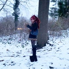 How To Style Demonia Boots, Demonia Shoes Outfit, Winter Goth, Ripped Tights, Camel Outfit, Alt Fits